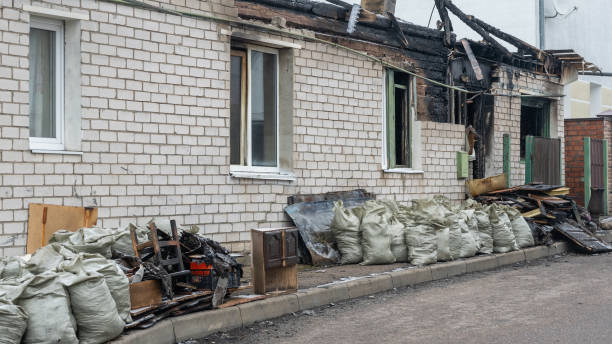 Professional Fire Damage Removal technician working in Avondale, PA